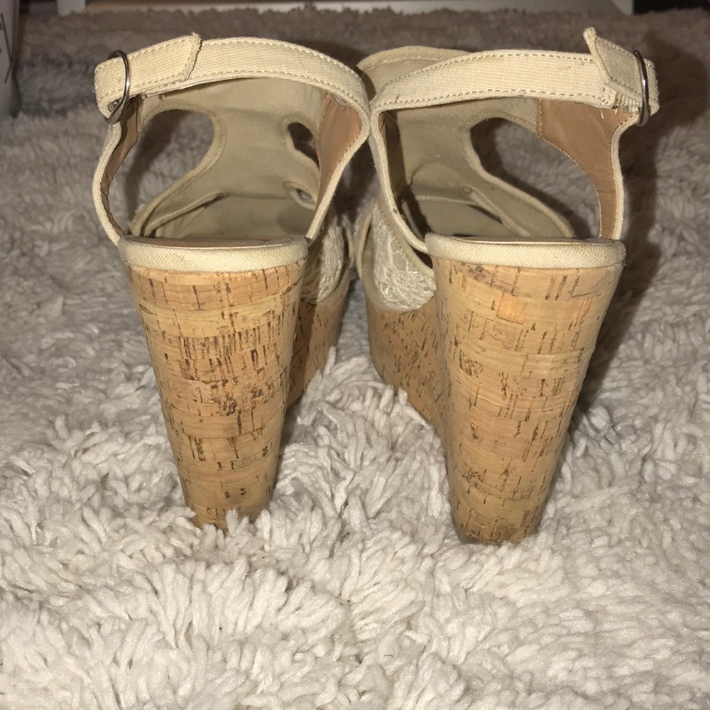 Beige Wedges - Picture 3 of 3